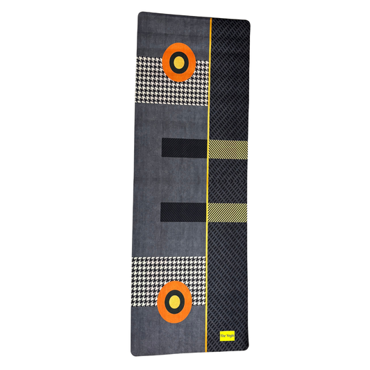 Suede Natural Rubber Yoga Mat And Carry Strap 4mm