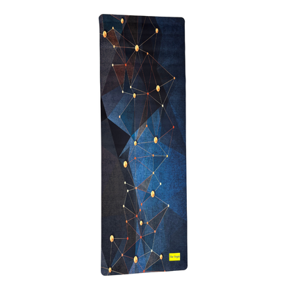Suede Natural Rubber Yoga Mat And Carry Strap 4mm