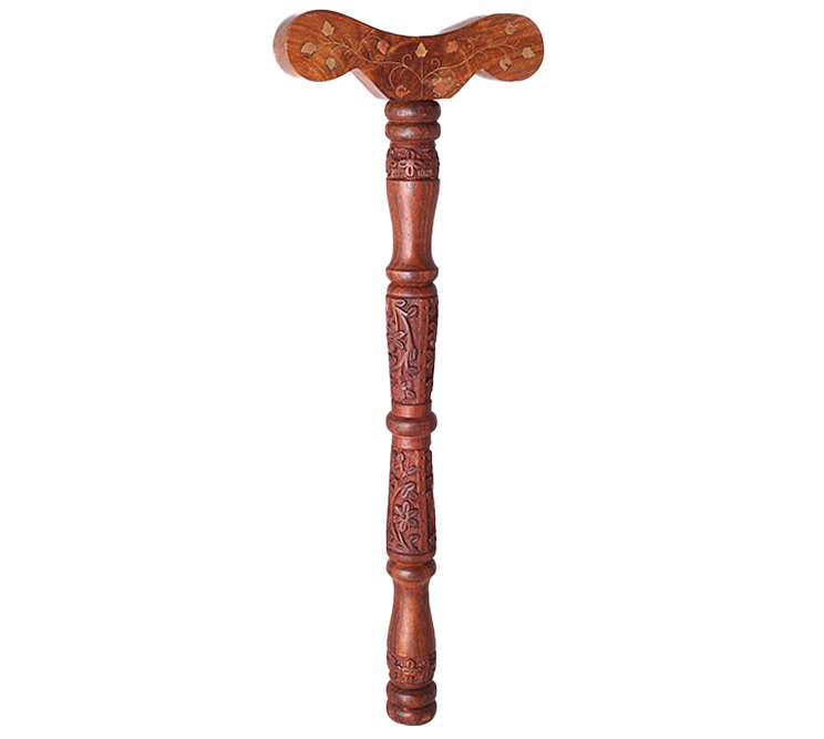 Wooden Yoga  Parnayam  Mala jaap Danda | Made of Sheesham Wood|