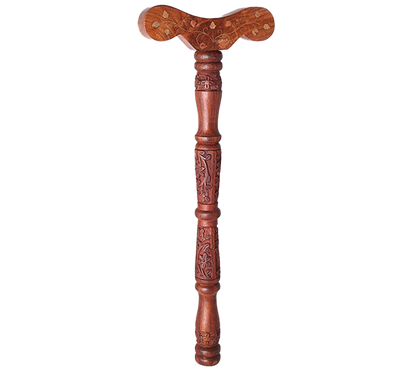 Wooden Yoga  Parnayam  Mala jaap Danda | Made of Sheesham Wood|